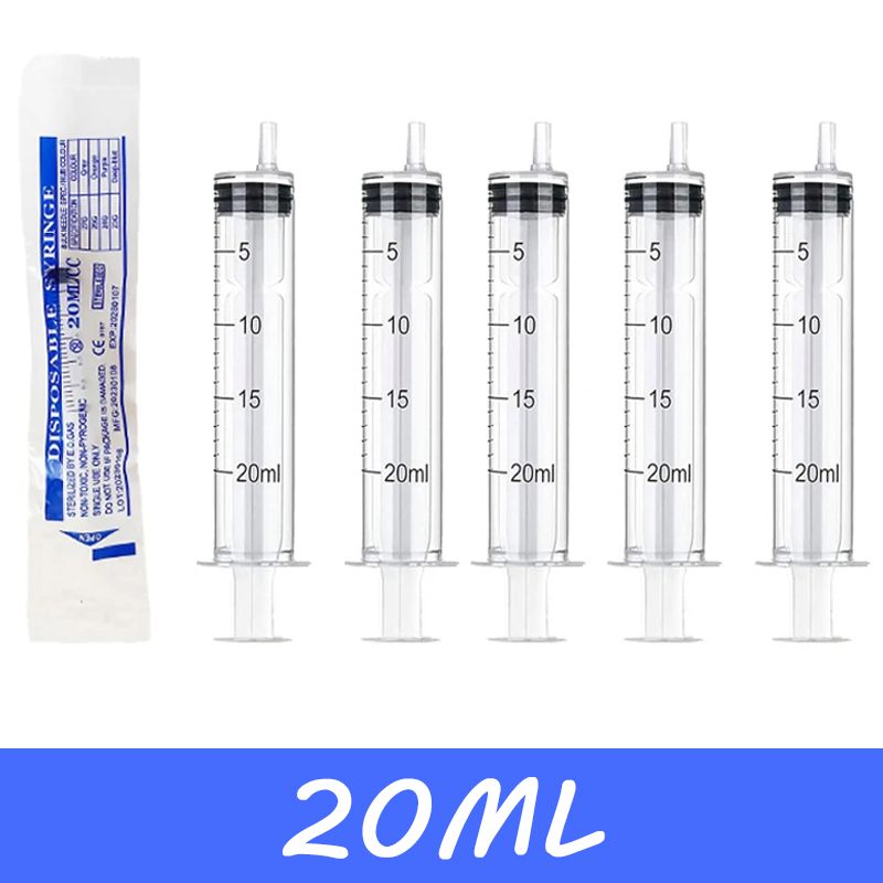 Health Wellness Products - Jeringas de Plástico de 20 ml,