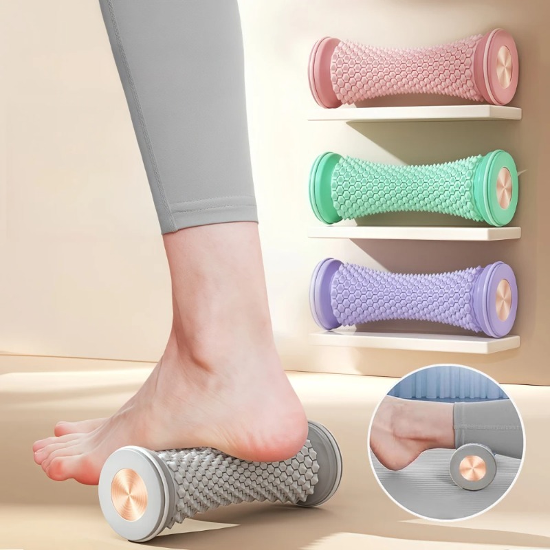 Health Wellness Yoga - Masajeador de pies manual de plástico,