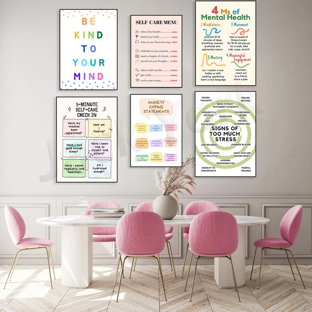 Self Care Check In Poster, Men - Health Wellness Poster reseña y precio