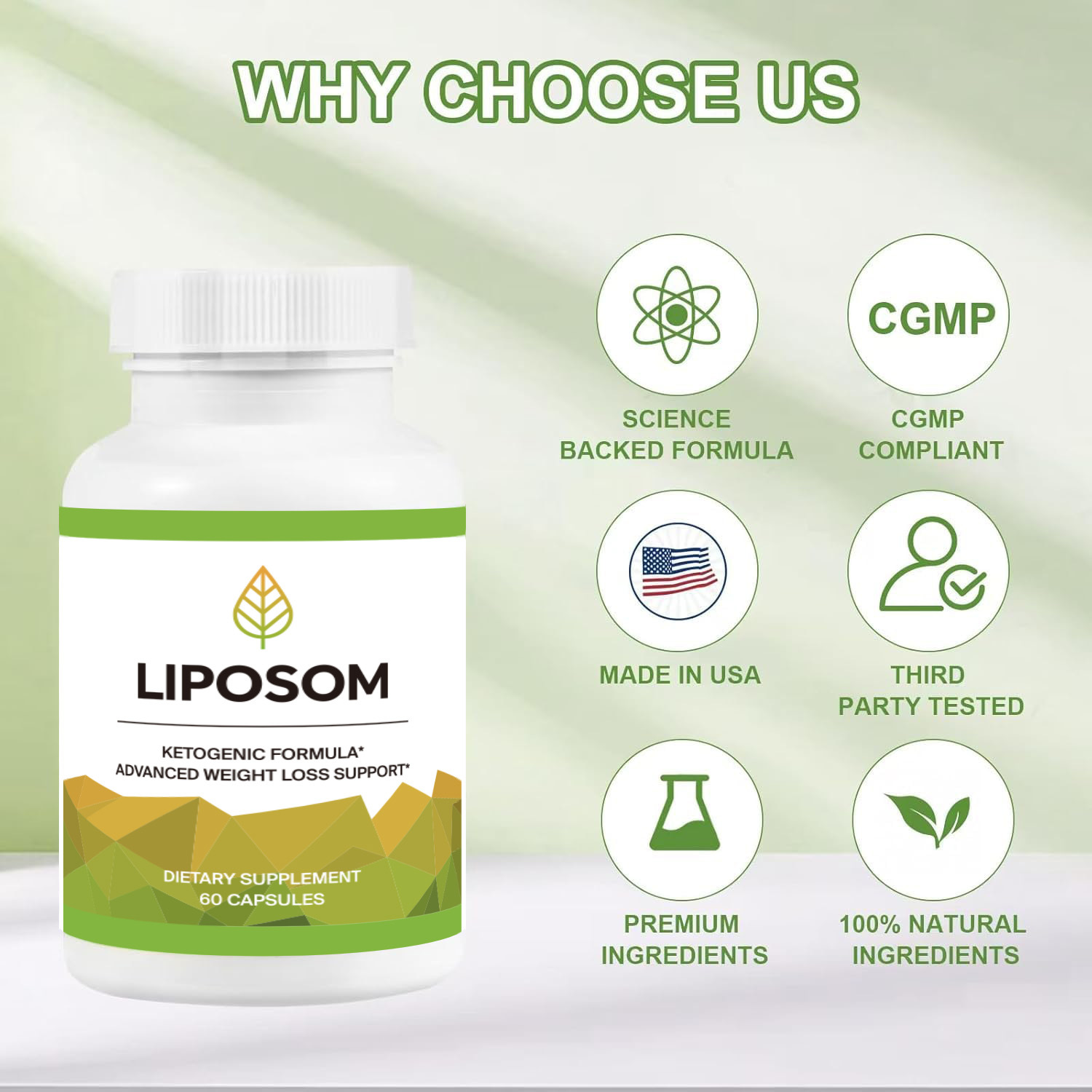 60 cápsulas Lipozem - Salud di - Health Wellness Energy reseña y precio