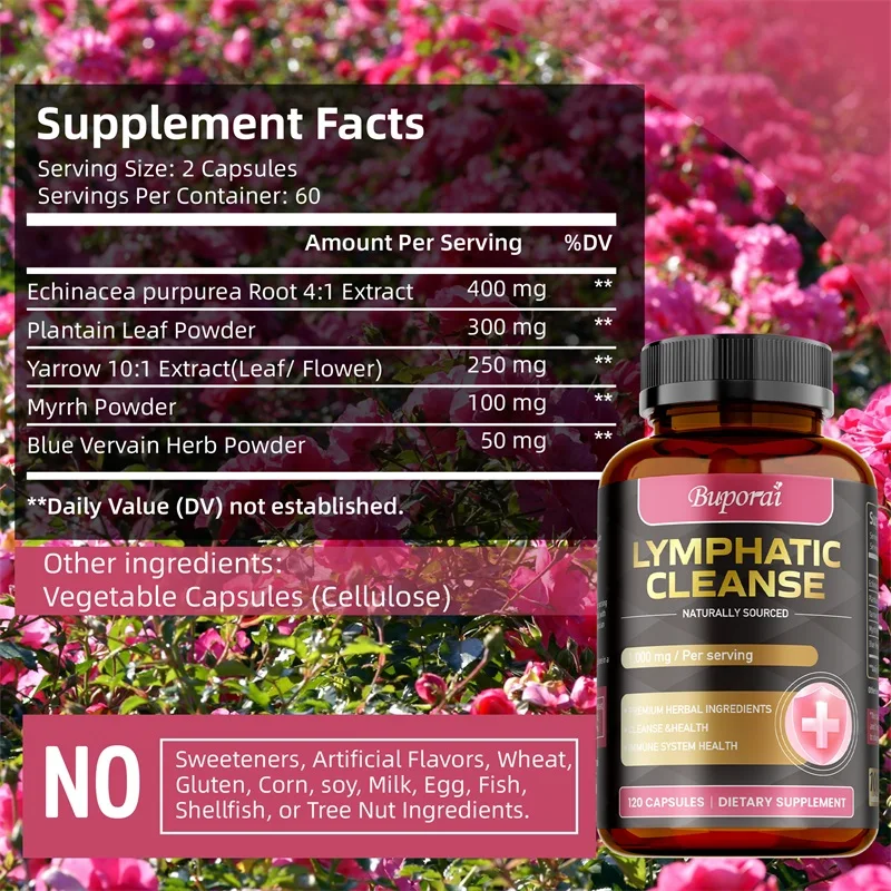 Suplemento de limpieza linfáti - Health Wellness Energy reseña y precio