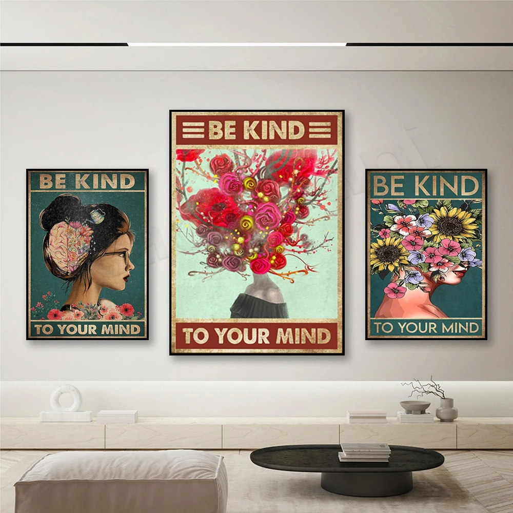 Tratar tu mente bien: carteles - Health Wellness Poster reseña y precio