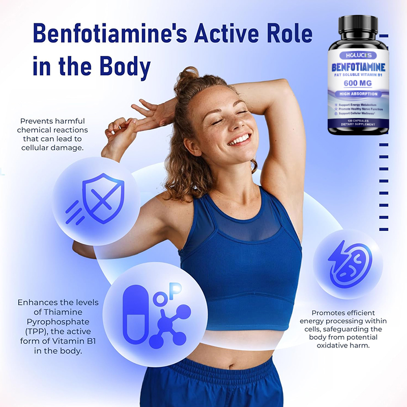 Cápsulas de Benfotiamina, con  - Health Wellness Energy reseña y precio