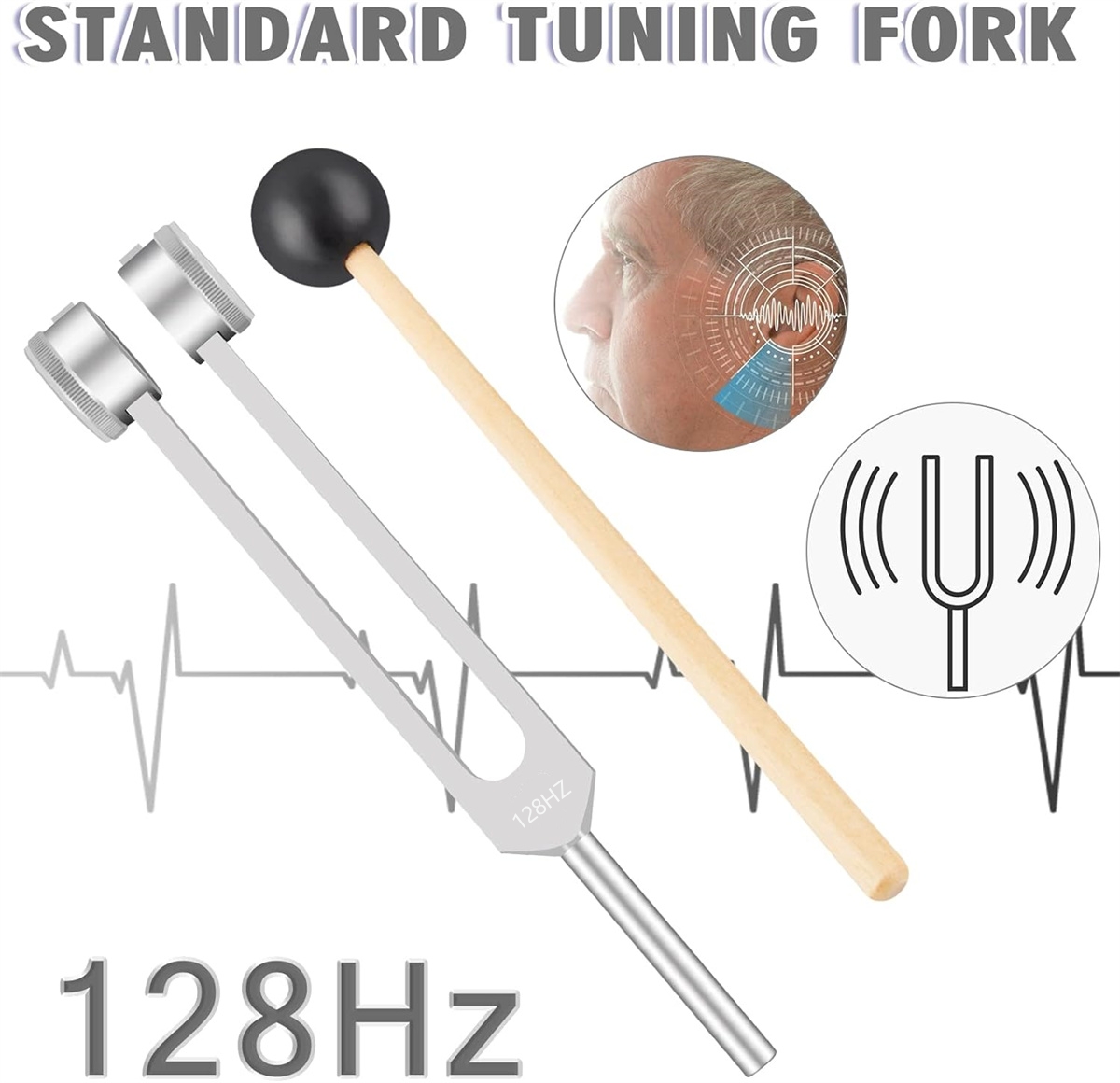 Diapasón Miwayer de 128Hz: Par - Holistic Health & Wellness reseña y precio