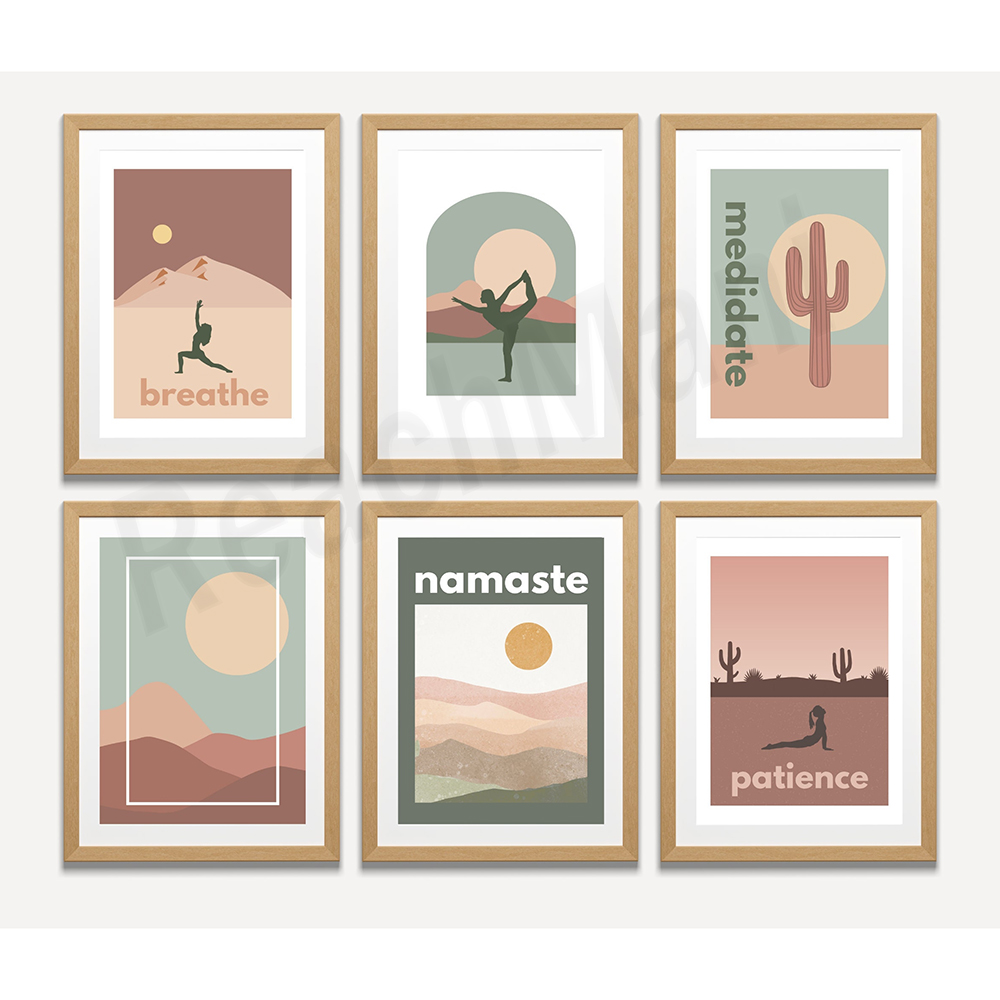Póster de Mindfulness Safe Spa - Health Wellness Poster reseña y precio