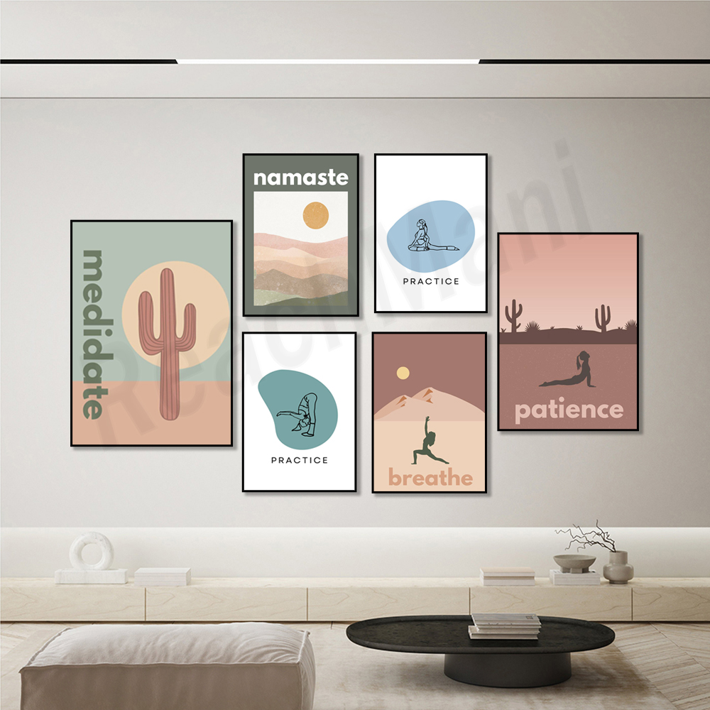 Póster de Mindfulness Safe Spa - Health Wellness Poster reseña y precio