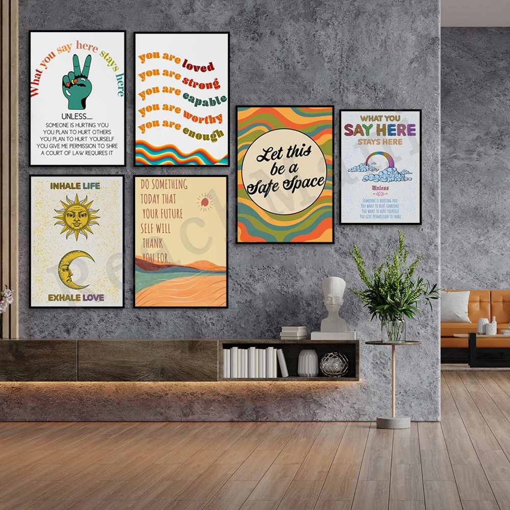 Pósteres y Láminas de Terapia  - Health Wellness Poster reseña y precio