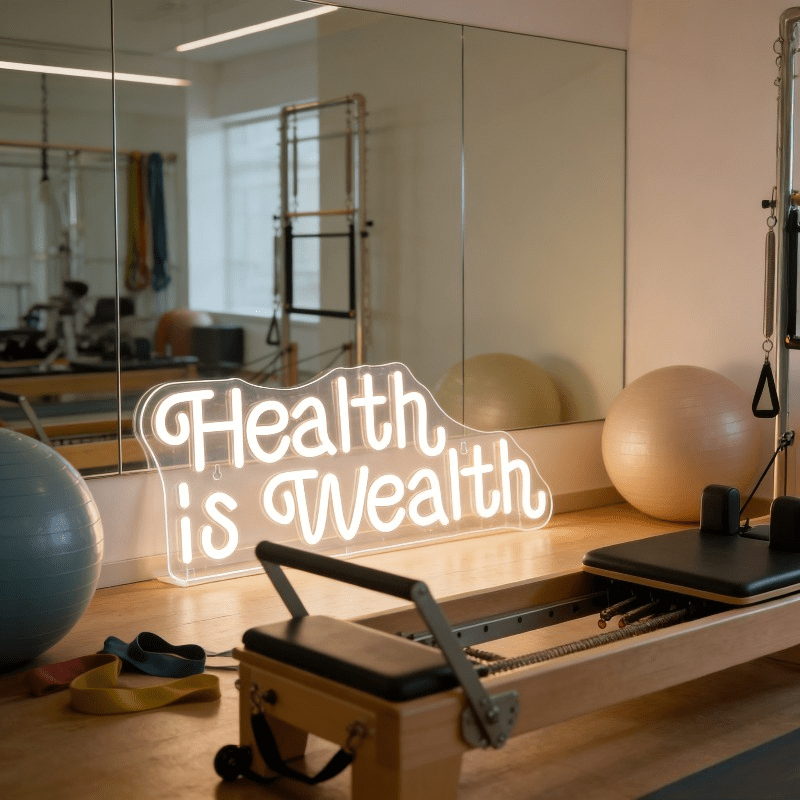 Letrero Luminoso LED de Neón ' - Health Wellness Yoga reseña y precio