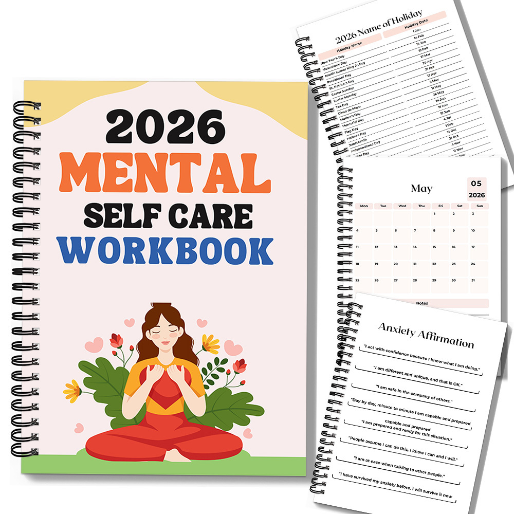 1PC 2026 Mindful Mental Self-C - Health Wellness Yoga reseña y precio
