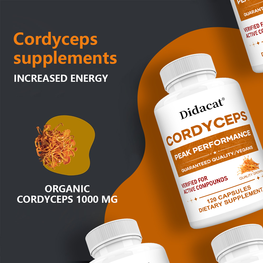 Cápsulas de hongos Cordyceps 1 - Health Wellness Energy reseña y precio